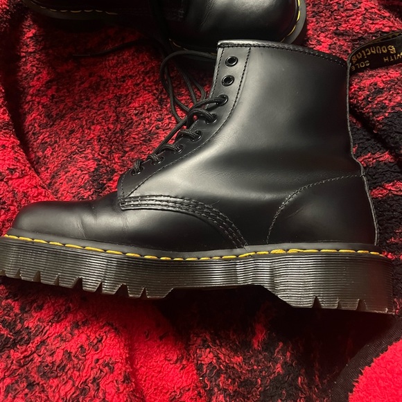 1460 BEX SMOOTH LEATHER LACE UP BOOTS - Picture 4 of 7